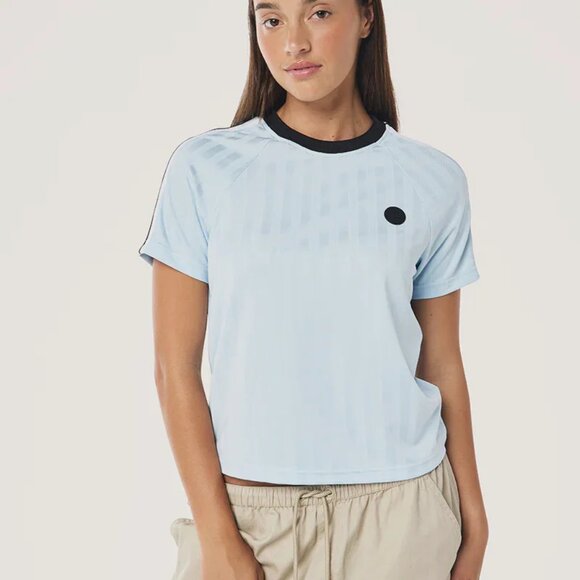 NWT P.E Nation Augment Tee in Ice Blue Size Large - Picture 1 of 5